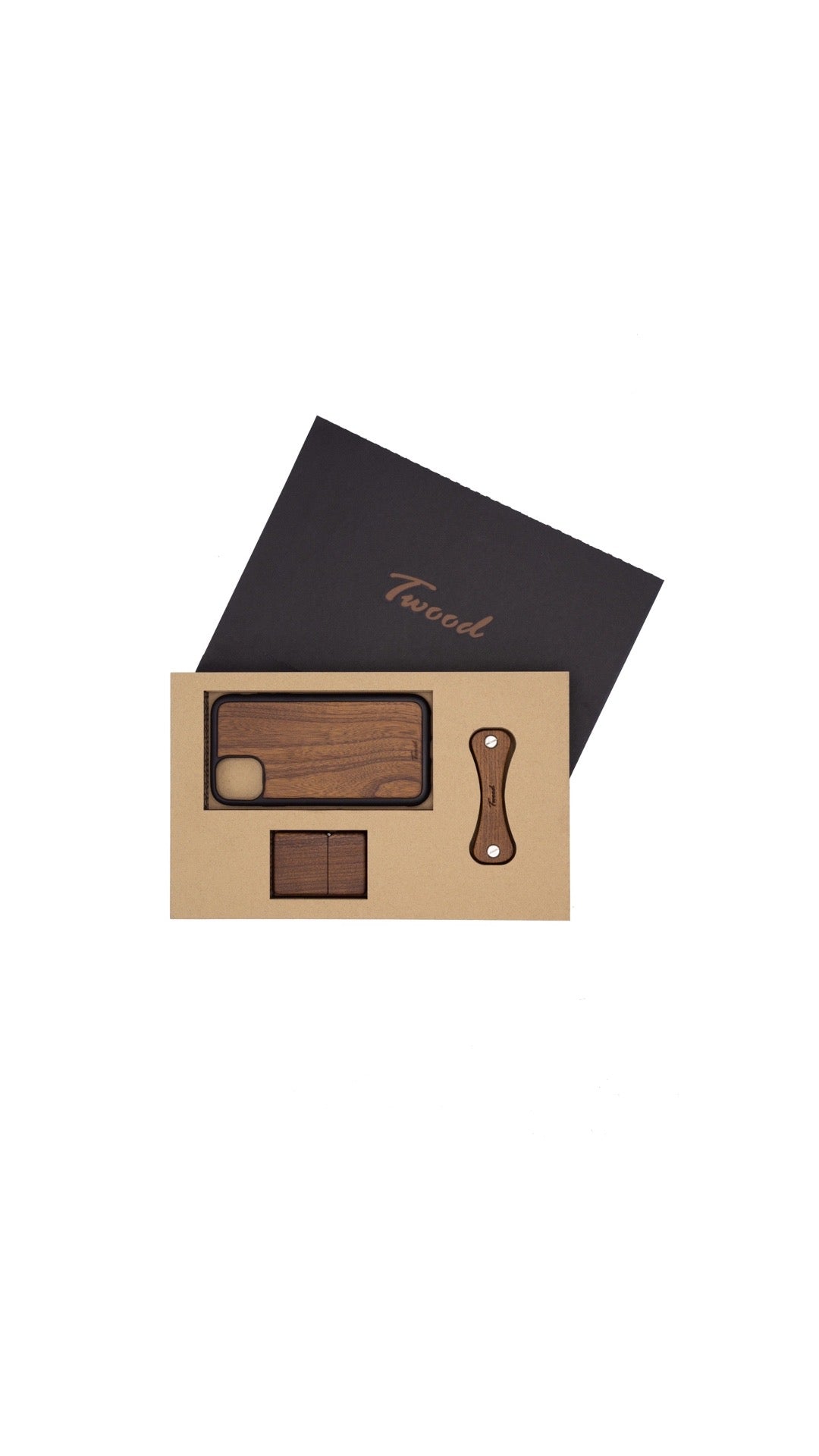 Wooden Accessories Box (Three Items)