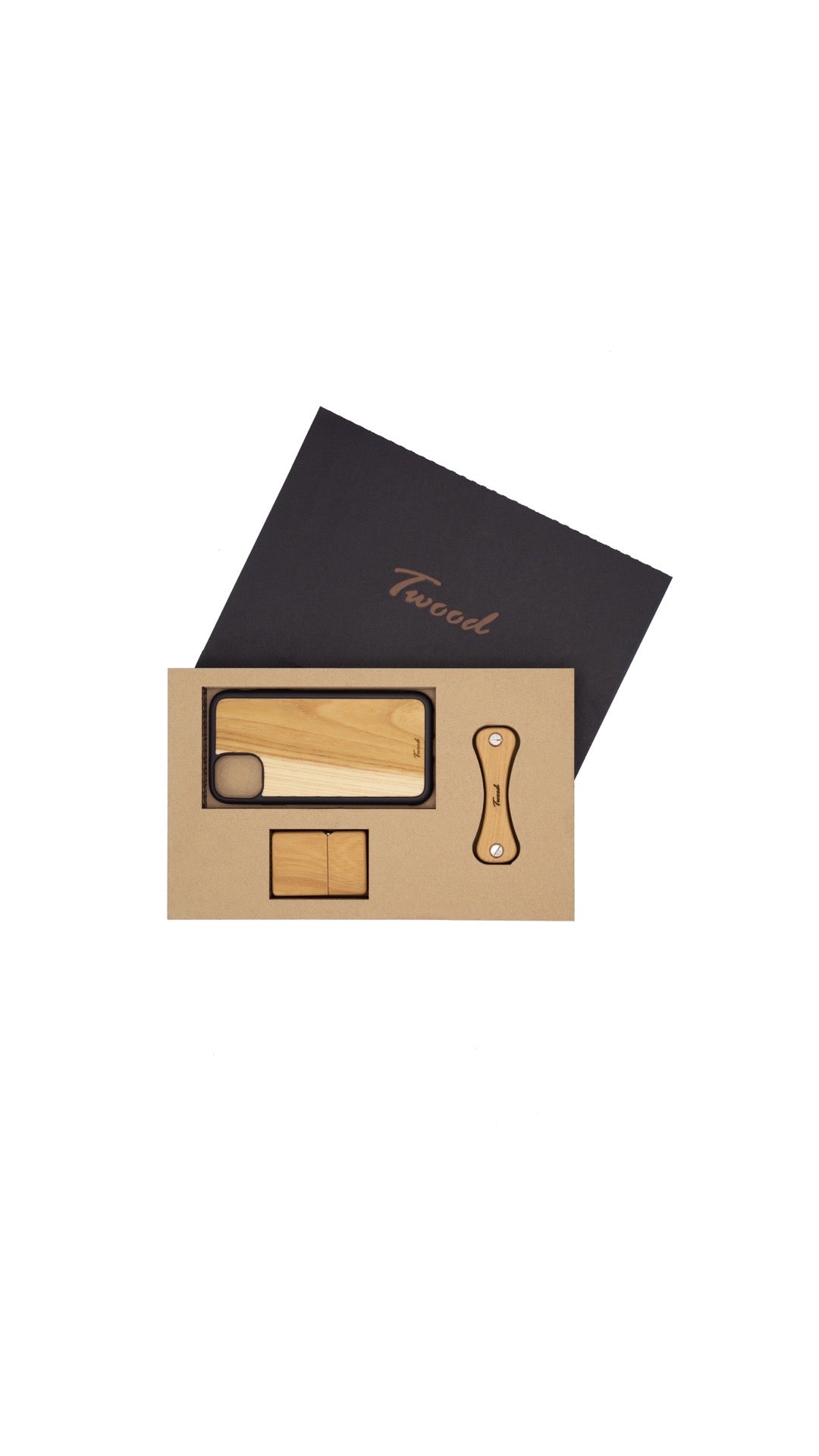Wooden Accessories Box (Three Items)