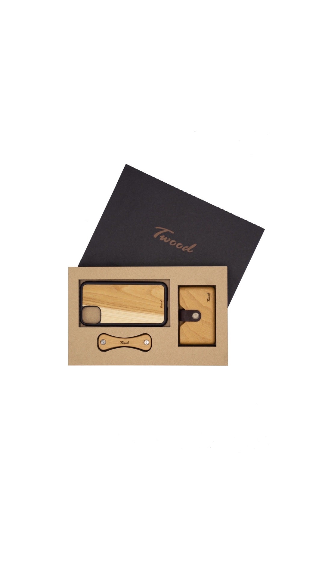Wooden Accessories Box (Three Items)