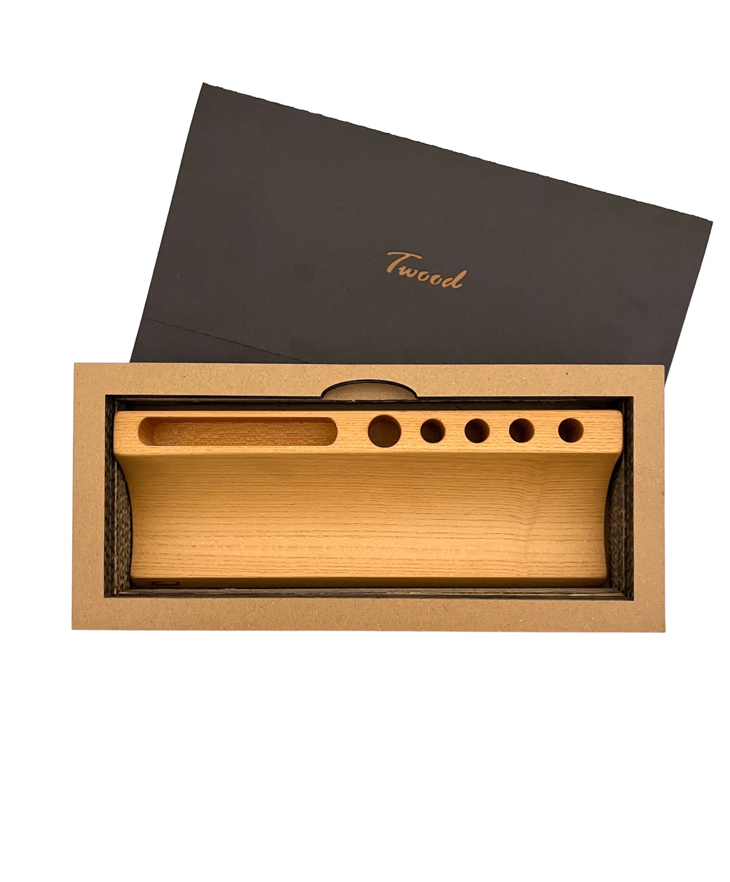 Wooden Pen Holder: Nature Meets Desk Style
