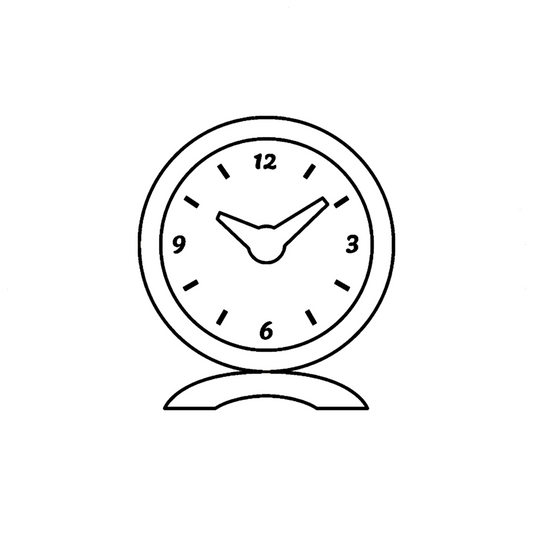 Wooden Desk Clock